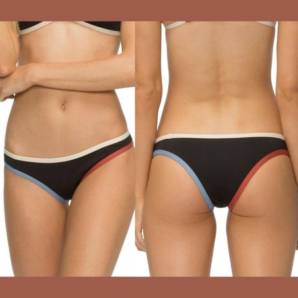 Tavik Other - NEW Tavik Jayden Colorblock Bikini Bottoms in Black‎ [SZ Small ]